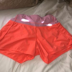 🌟lulu lemon shorts 🌟orange and purple 🧡💜